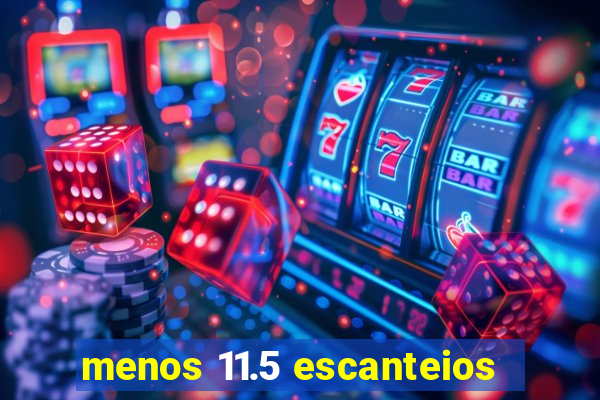 menos 11.5 escanteios